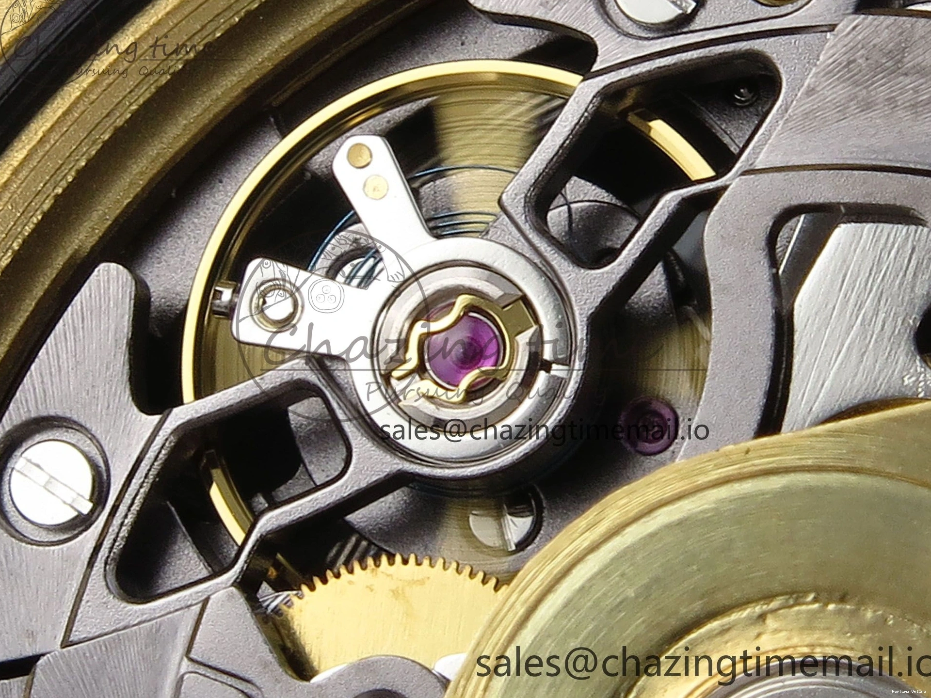 0409 Daytona Artisans Skeleton YG ADGF Best Edition Skeleton Dial on YG Oyster Bracelet SA FlexibleFit 754